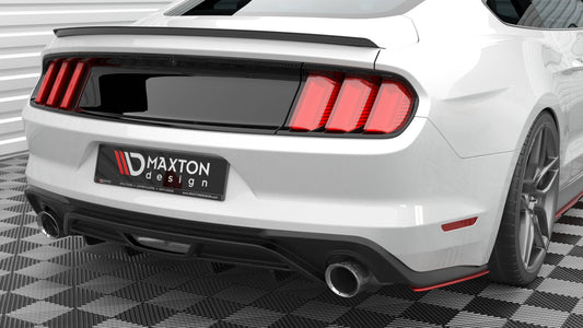 Maxton Heck Ansatz Flaps Diffusor V.2 für Ford Mustang Mk6 Facelift