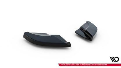 Maxton Heck Ansatz Flaps Diffusor V.2 für Volkswagen Scirocco Mk3  schwarz Hochglanz