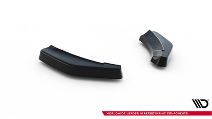 Maxton Heck Ansatz Flaps Diffusor für Audi TT 3.2 V6 8J schwarz Hochglanz