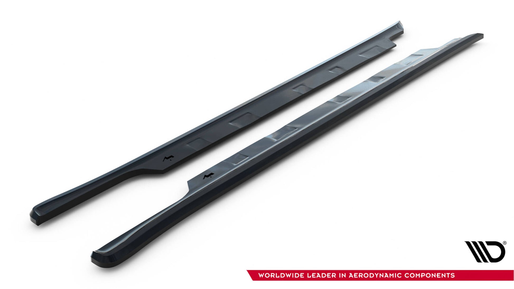 Maxton Seitenschweller Ansatz für V.1 für Tesla Model S Plaid Mk1 Facelift schwarz Hochglanz
