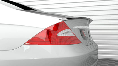 Maxton Spoiler CAP für Mercedes-Benz CLS C219 schwarz Hochglanz