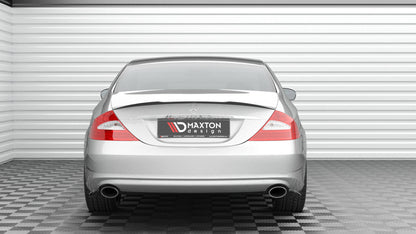 Maxton Spoiler CAP für Mercedes-Benz CLS C219 schwarz Hochglanz