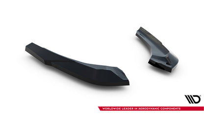 Maxton Heck Ansatz Flaps Diffusor V.5 für BMW 1er M-Paket / M140i F20 Facelift  schwarz Hochglanz