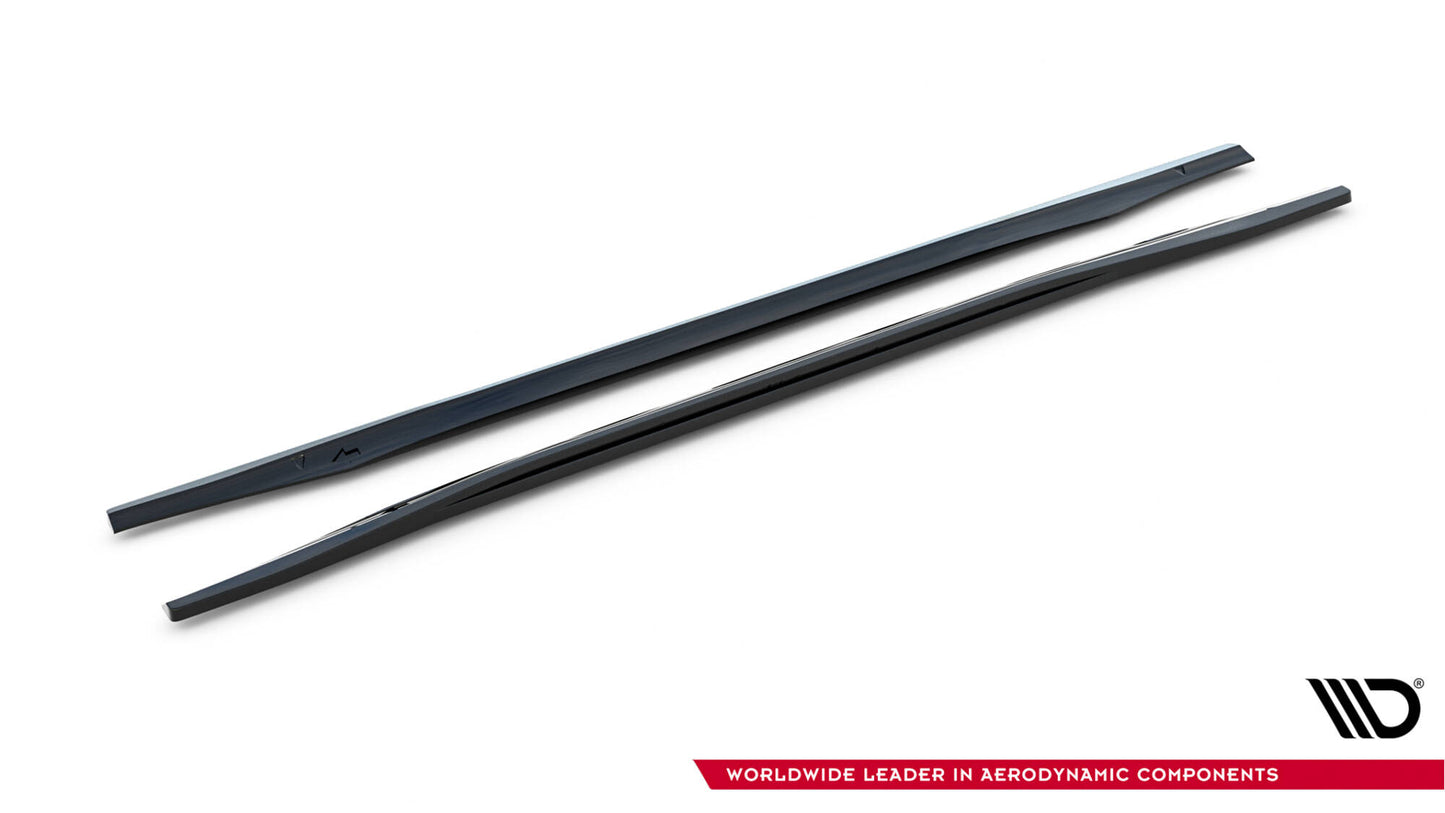 Maxton Seitenschweller Ansatz für Dodge Durango SRT Mk3  schwarz Hochglanz