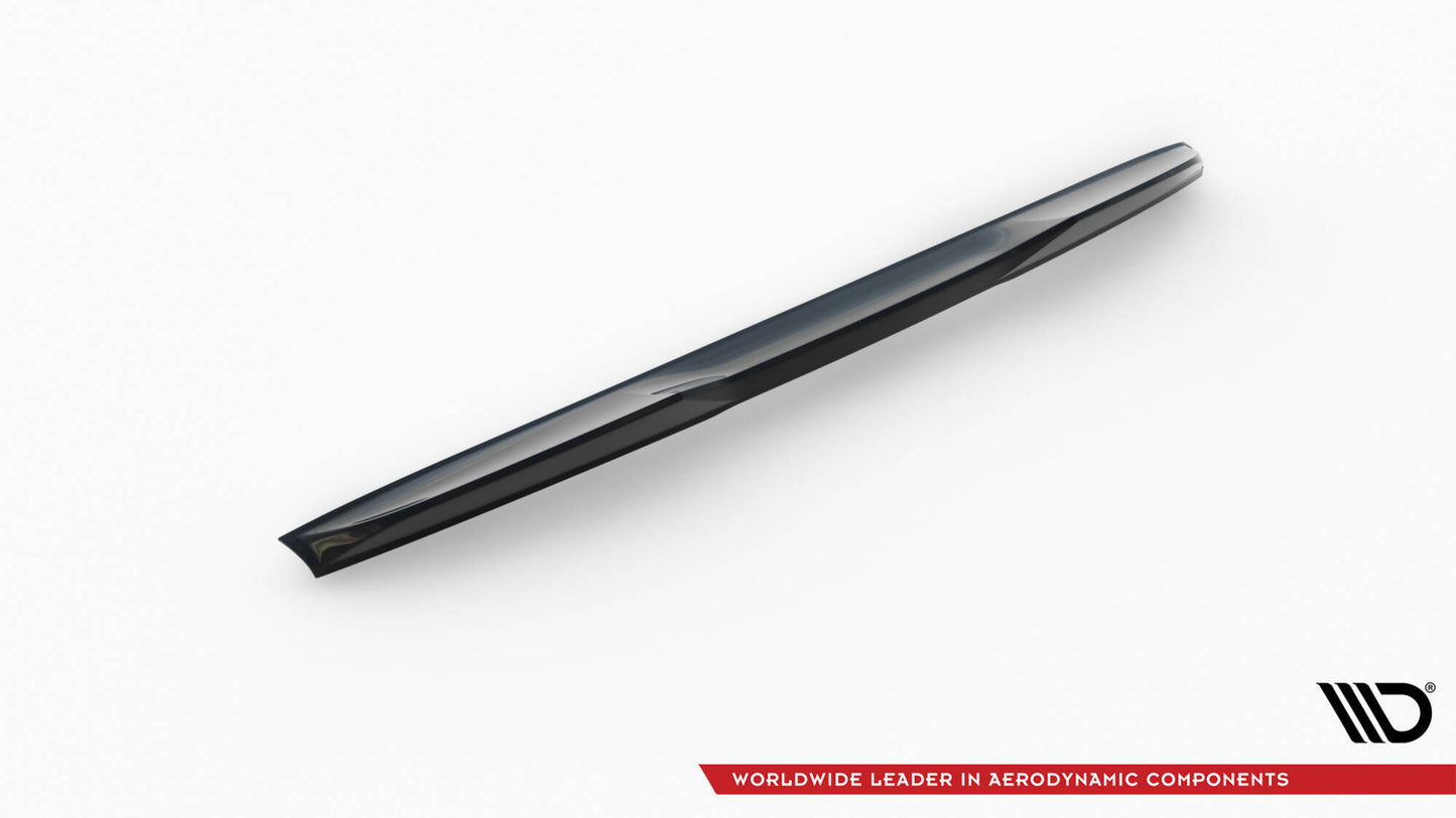 Maxton Spoiler CAP für 3D Audi S5 / A5 S-Line Cabrio 8T schwarz Hochglanz