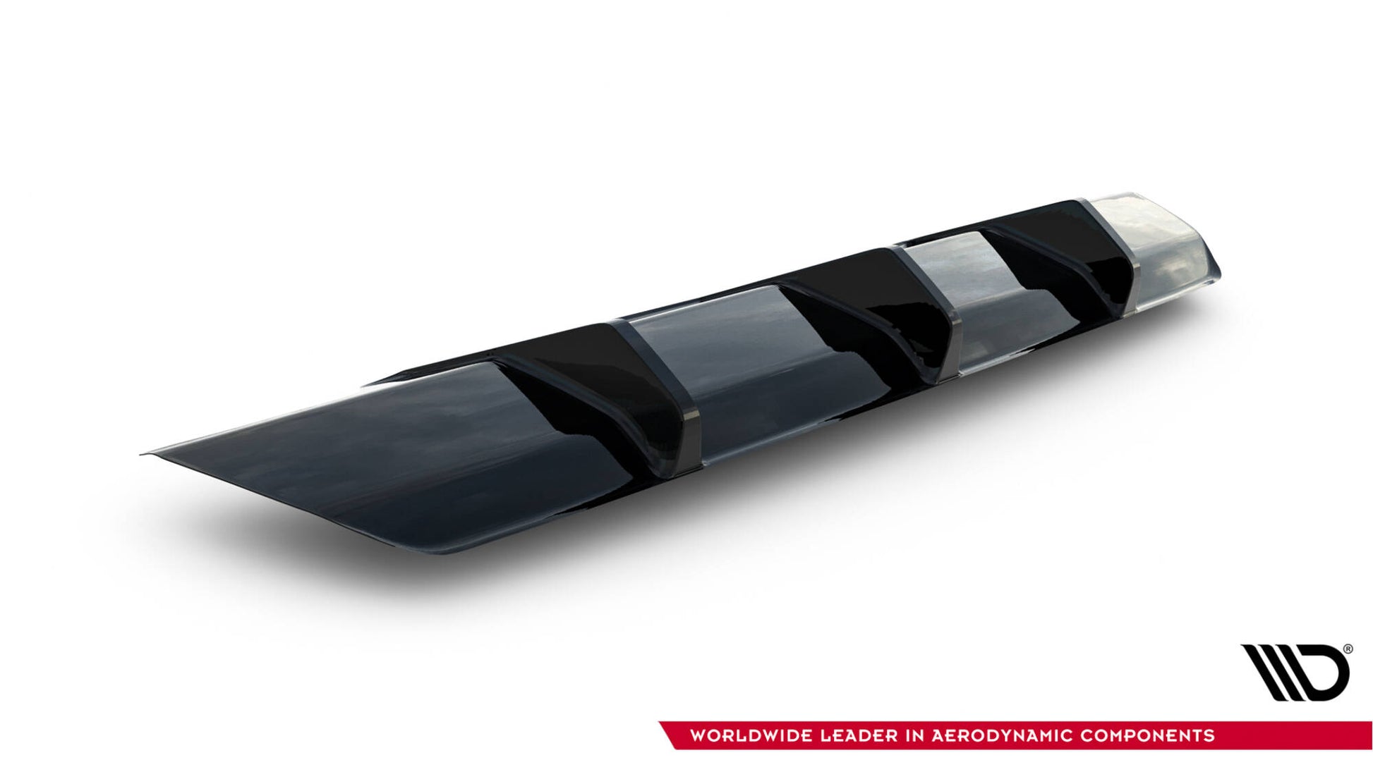Maxton Diffusor Heck Ansatz für Audi A1 S-Line GB schwarz Hochglanz