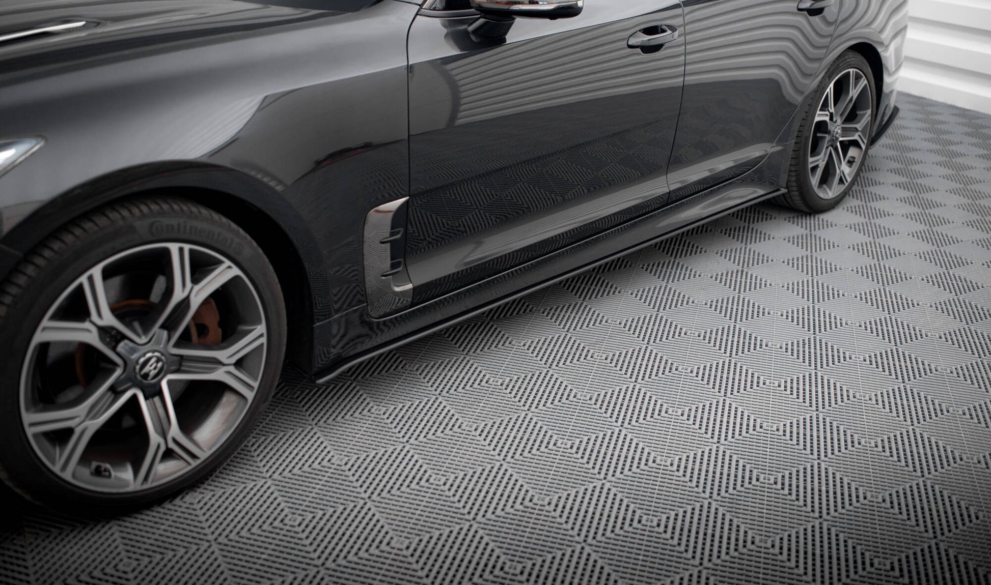 Maxton Street Pro Seitenschweller Ansatz für Kia Stinger GT / GT-Line / Standard Mk1