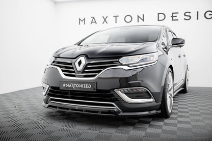 Maxton Front Ansatz für Renault Espace Mk5 Facelift schwarz Hochglanz