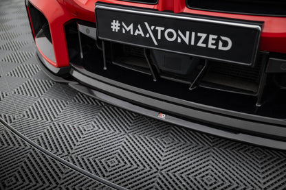 Maxton Front Ansatz für BMW M2 M-Performance G87 schwarz Hochglanz