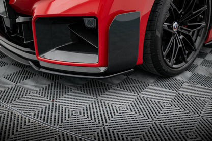 Maxton Front Ansatz für BMW M2 M-Performance G87 schwarz Hochglanz