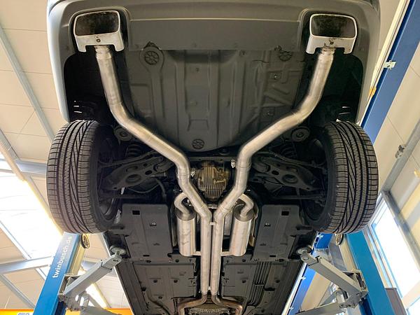 Grail Auspuffanlage Dodge Challenger und Charger Charger 2021+ 6.4 SRT mit Serienklappe