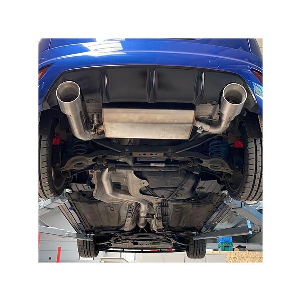 Grail Auspuffanlage Ford Focus MK2 RS/ST ohne Endrohre Montage bei Grail