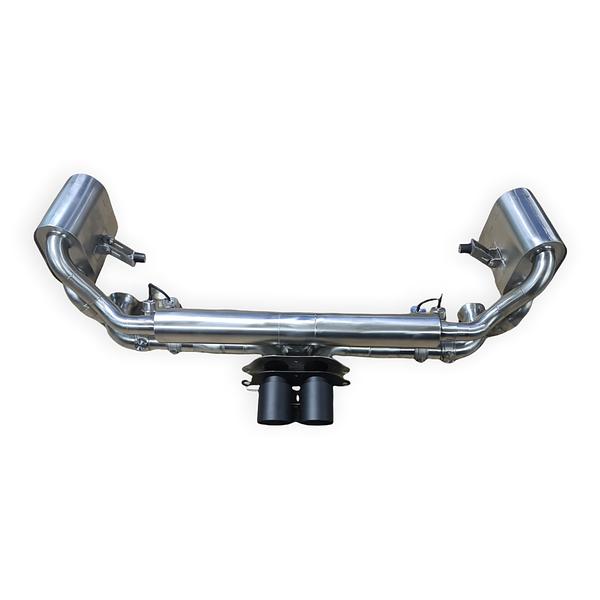 Grail Auspuffanlage Porsche 991.1/2 GT3/GT3 RS Schwarze Endrohre 991.2 GT3