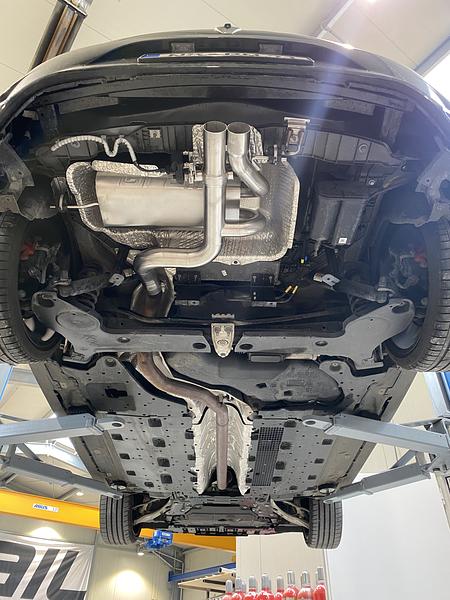 Grail Auspuffanlage Renault Megane RS mit Serienklappe