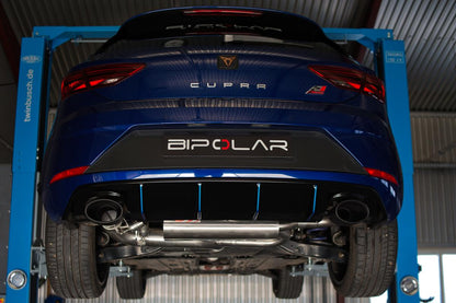 Grail Auspuffanlage Seat Leon Cupra 5F 3.5-Zoll Oval Schwarz (170x107) an Serie CJXH (290PS)