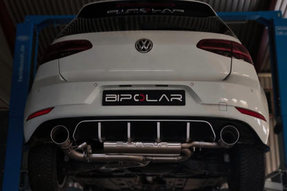 Grail Auspuffanlage Volkswagen Golf 7 GTI 3.5-Zoll ohne Endrohre an Serie CHHB (VFL)