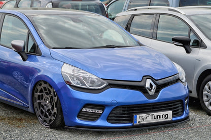 CUP Frontspoilerlippe ABS Renault Clio 4, GT + GT-Line Schwarz Matt