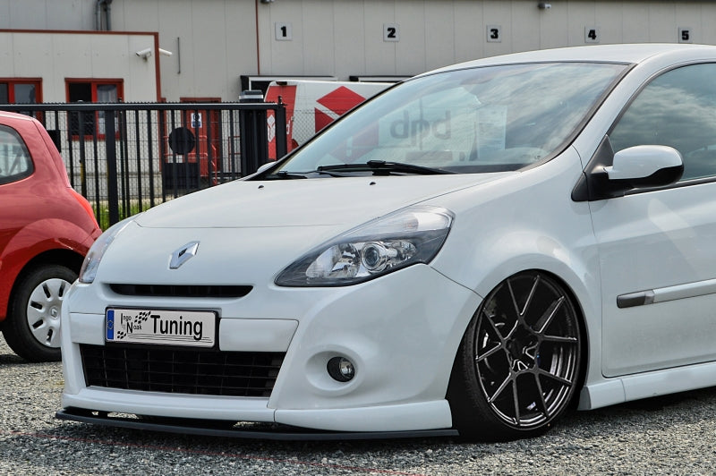 CUP Frontspoilerlippe ABS Renault Clio 3, GT Bj.: 2009-2014 Schwarz Matt