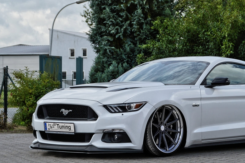 CUP Frontspoilerlippe ABS Ford Mustang ab Bj.: 2014 - Schwarz Glanz
