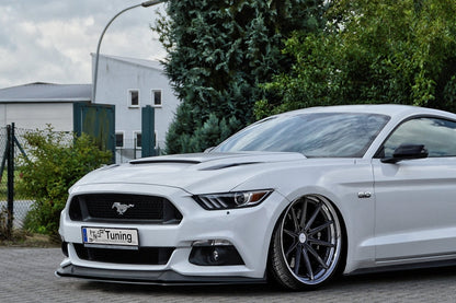 CUP Frontspoilerlippe ABS Ford Mustang ab Bj.: 2014 - Schwarz Glanz