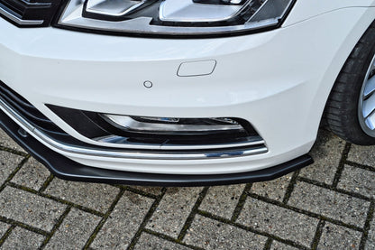 CUP Frontspoilerlippe ABS Volkswagen Passat 3C, B7 R-Line Schwarz Matt