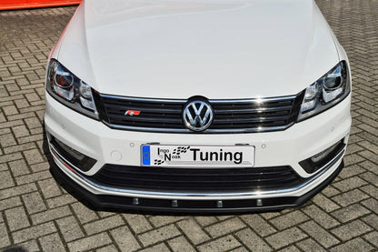 CUP Frontspoilerlippe ABS Volkswagen Passat 3C, B7 R-Line Schwarz Matt