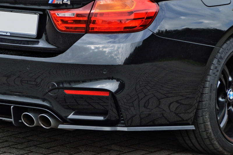 Heckansatz Seitenteile ABS BMW M3, F80 Bj.: 09/2014- Schwarz Matt