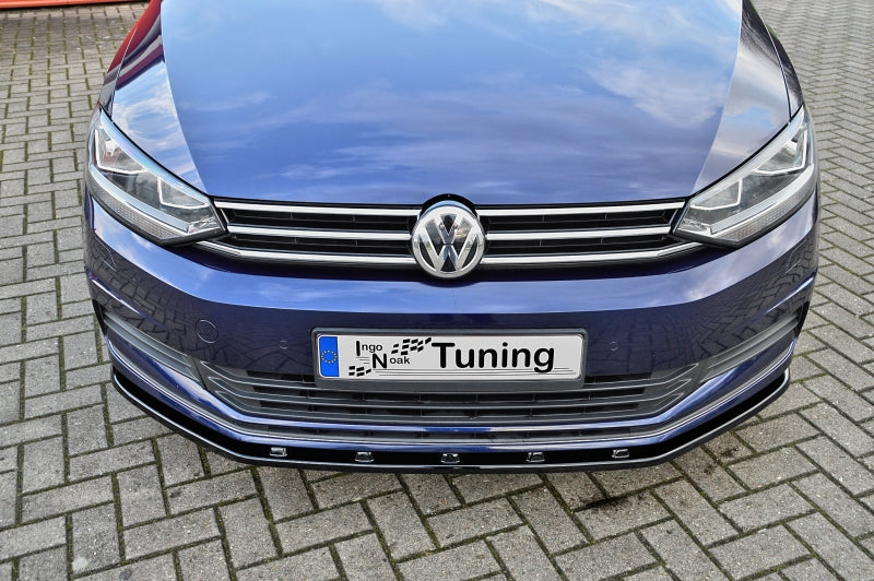 CUP Frontspoilerlippe ABS Volkswagen Touran Typ 5T ab Bj.: 2015- Schwarz Matt