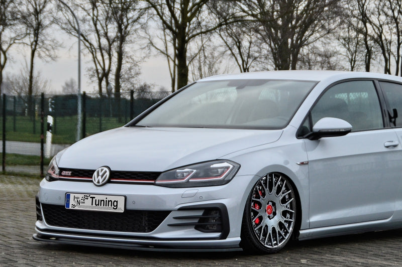CUP Frontspoilerlippe ABS Volkswagen Golf 7 GTI + GTD Typ AU Schwarz Matt