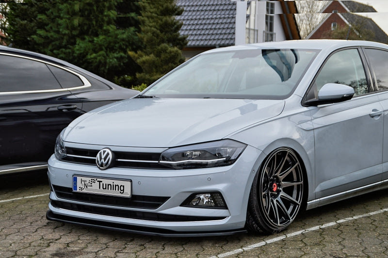 CUP Frontspoilerlippe ABS Volkswagen Polo 6 , 2G ab Bj.: 2017- Carbon