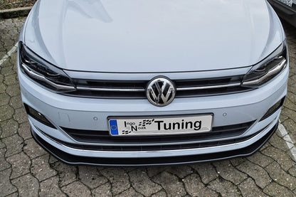CUP Frontspoilerlippe ABS Volkswagen Polo 6 , 2G ab Bj.: 2017- Carbon