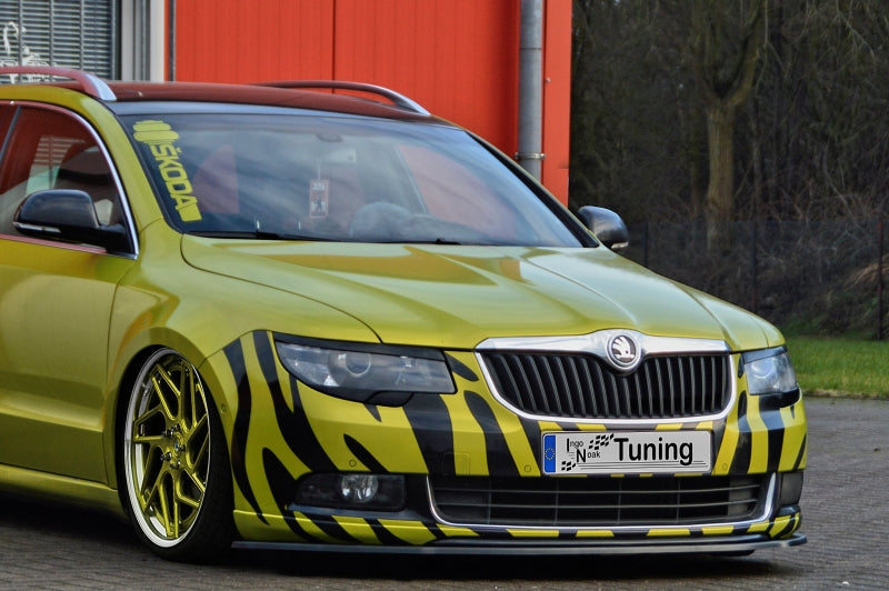 CUP Frontspoilerlippe ABS Skoda Superb 2, 3T Bj.: 2008-2013 Carbon