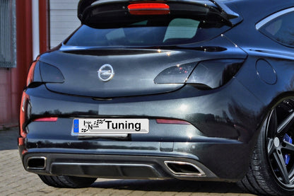 Heckdiffusor Mittelteil ABS Opel Astra J OPC ab Bj.: 2012- Schwarz Glanz