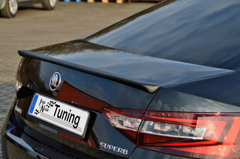 Heckspoiler ABS Skoda Superb 3, 3T/3V Ab Bj.: 2015- Schwarz Matt