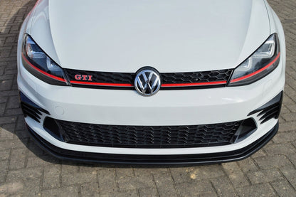 CUP Frontspoilerlippe ABS Volkswagen Golf 7 GTI Clubsport Schwarz Matt