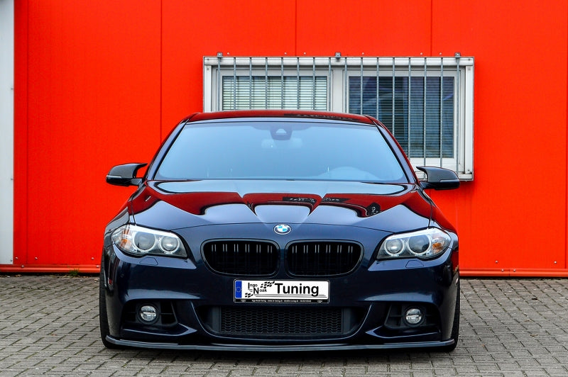 CUP Frontspoilerlippe ABS BMW 5er F10 + F11 Bj.: 2013-2015 Schwarz Glanz