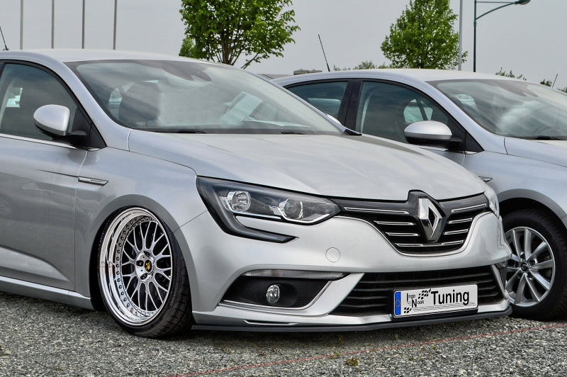 CUP Frontspoilerlippe ABS Renault Megane 4 ab Bj.: 2016- Schwarz Glanz