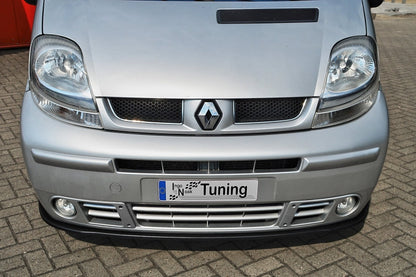 CUP Frontspoilerlippe ABS Renault Trafic 2 Bj.2001-2006 Schwarz Matt