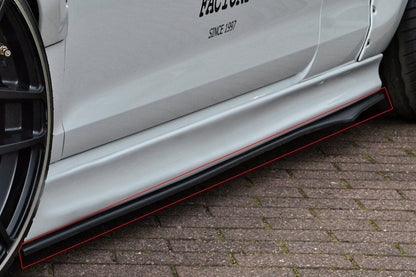 CUP 2 Seitenschweller Kia Pro Ceed GT-Line Bj.:2018-2021 Schwarz Glanz
