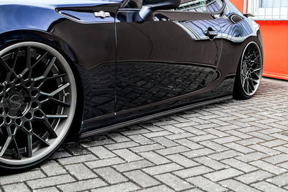 Seitenschwellersatz ABS Toyota GT86, ZN, Facelift Bj.: 2016-2020 Schwarz Matt