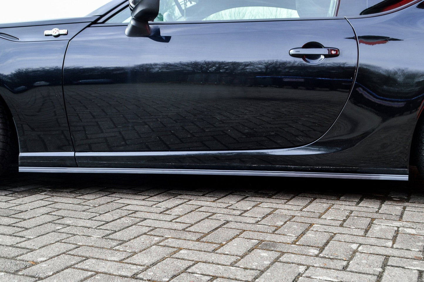 Seitenschwellersatz ABS Toyota GT86, ZN, Facelift Bj.: 2016-2020 Schwarz Matt