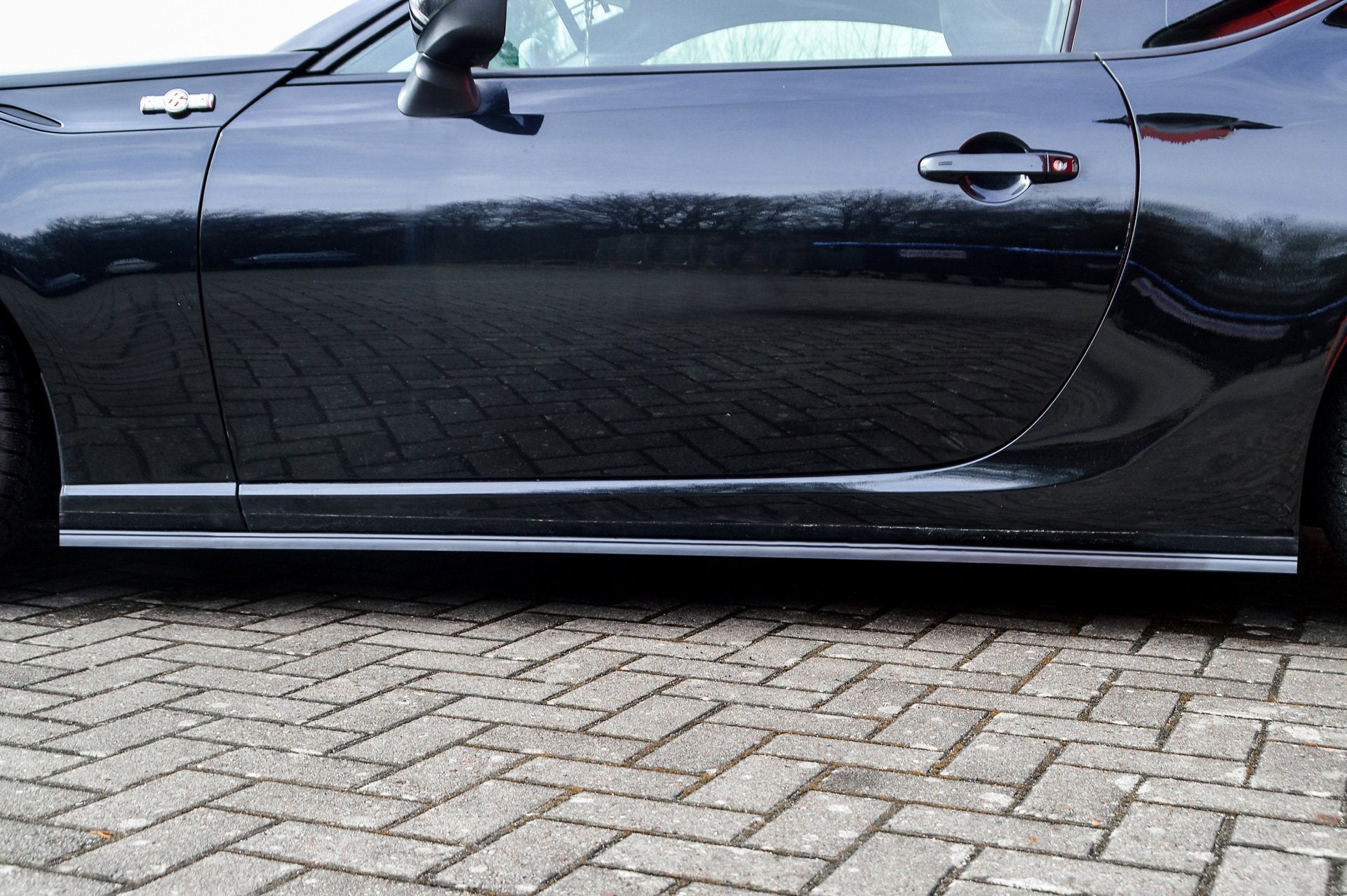 Seitenschwellersatz ABS Toyota GT86, ZN, Facelift Bj.: 2016-2020 Schwarz Matt