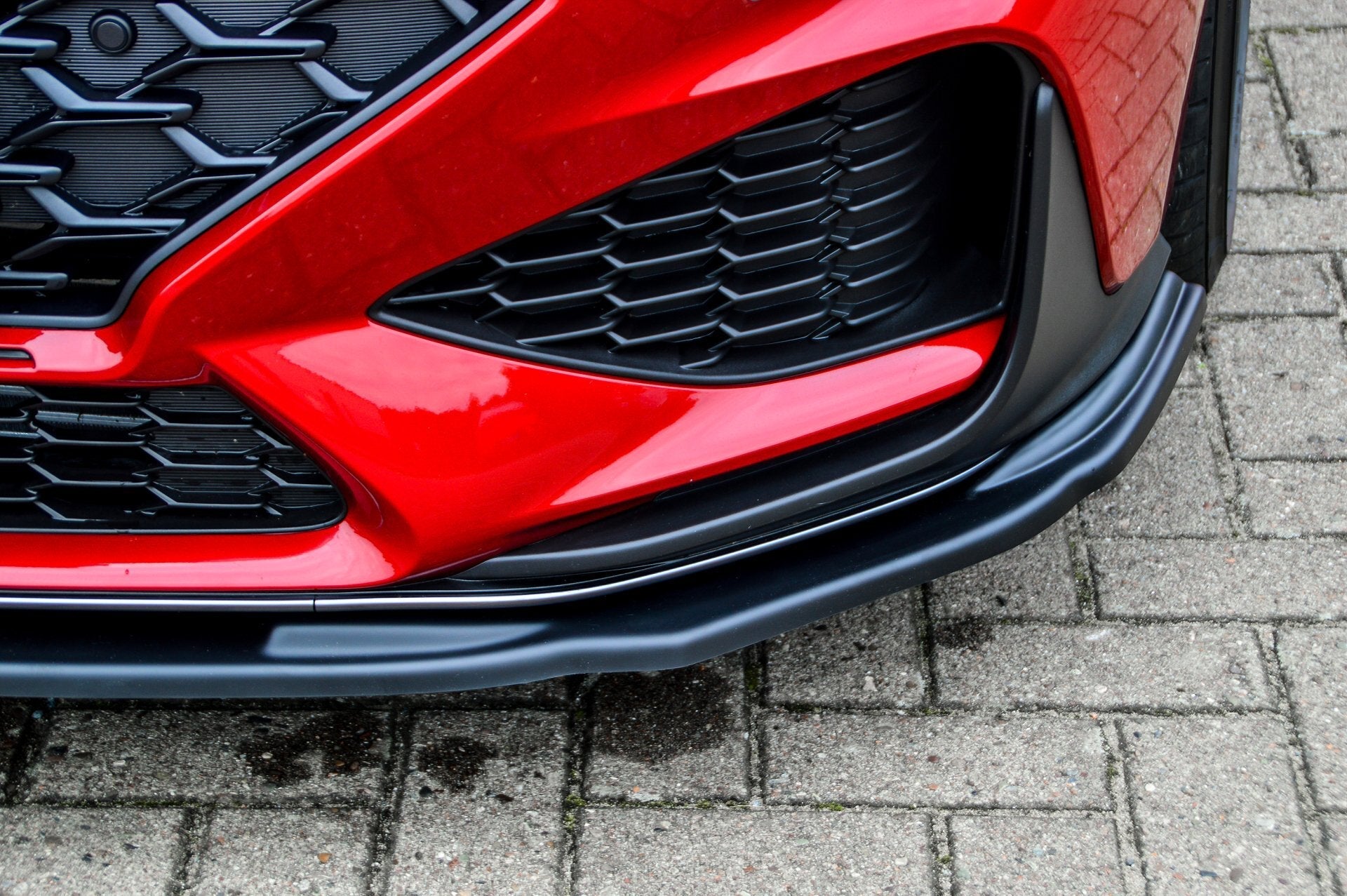 CUP Frontspoilerlippe ABS Hyundai i30 N-Line Fastback Schwarz Glanz