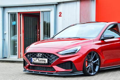 CUP Frontspoilerlippe ABS Hyundai i30 N-Line Fastback Schwarz Glanz