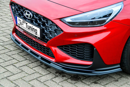 CUP Frontspoilerlippe ABS Hyundai i30 N-Line Schrägheck Schwarz Matt