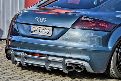 Gefräster Heckansatz Audi TT 8J Ab Bj.: 2009- Schwarz Matt