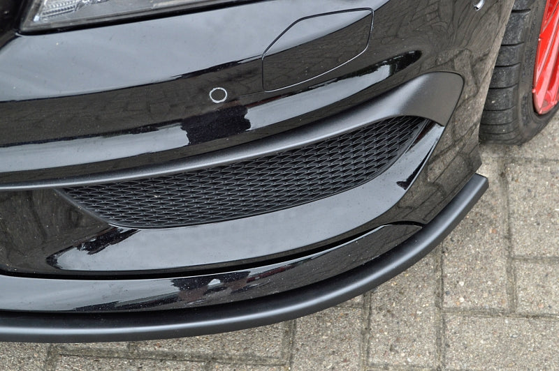 CUP Frontspoilerlippe ABS Mercedes Benz A-Klasse AMG, W176 Schwarz Glanz