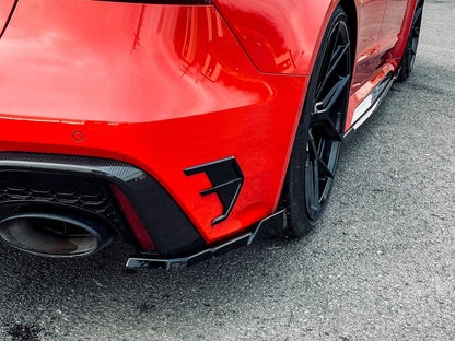 Heckansatz Seitenteile ABS Audi RS7 Typ C8 4K ab Bj.:2019 - Carbon