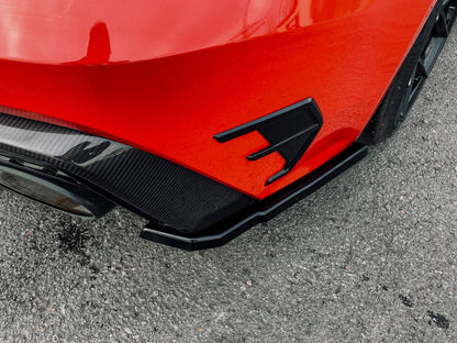 Heckansatz Seitenteile ABS Audi RS7 Typ C8 4K ab Bj.:2019 - Carbon