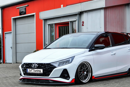 CUP Frontspoilerlippe ABS Hyundai i20N Performace BC3 Schwarz Glanz